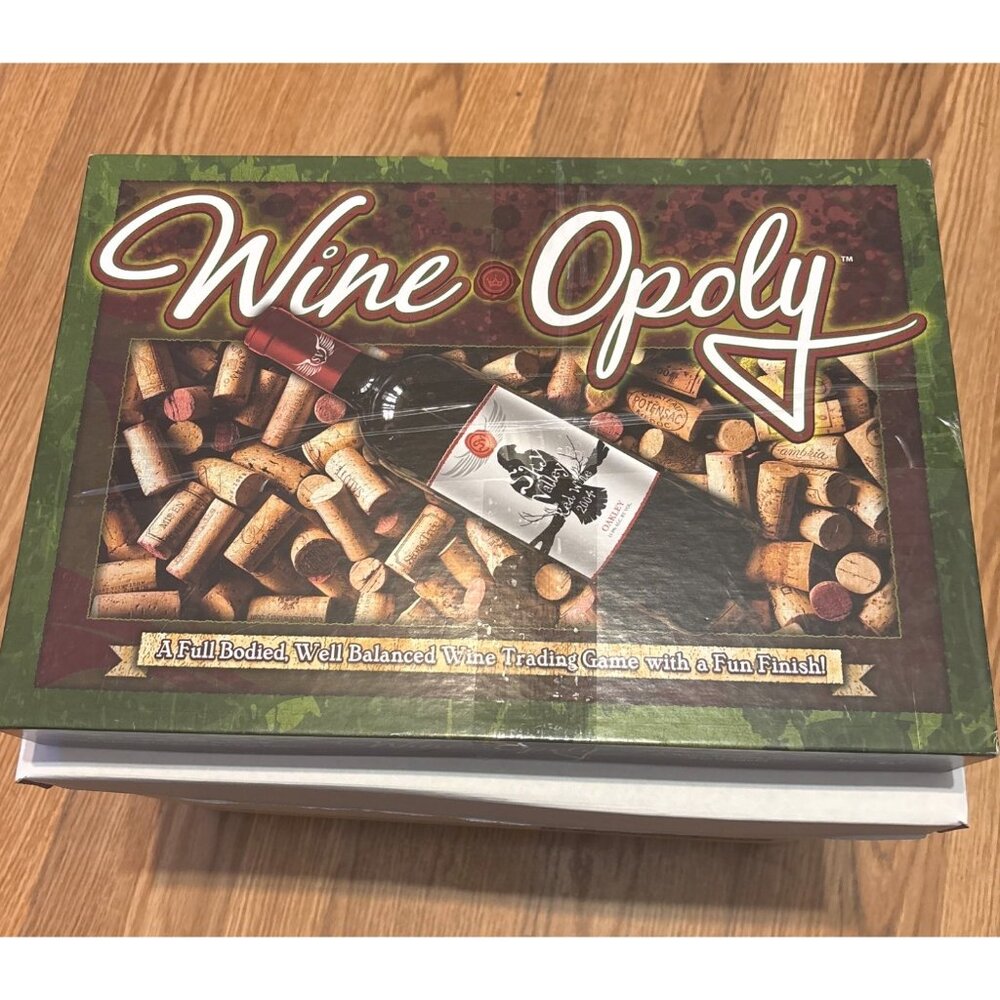 Wine Opoly Board Game - A Full-Bodied Wine Strategy  Game Monopoly Adults USA